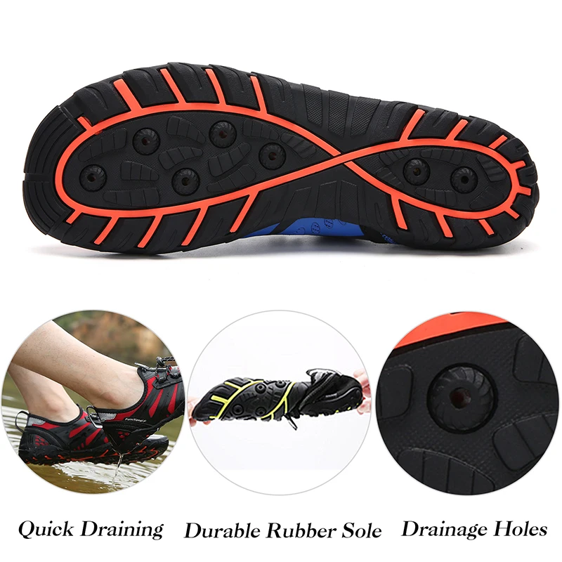 Barefoot/спортивная обувь; Летняя обувь; женские пляжные сандалии; быстросохнущая водонепроницаемая обувь; мужские носки для дайвинга; шлепанцы для плавания; Tenis Masculino