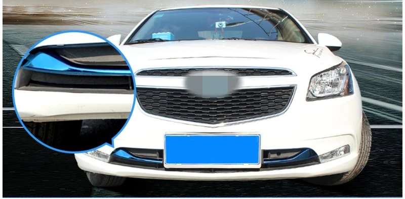 Для Chevrolet Cruze 2009 15 решетка декоративная отделка полоса световая подпольная под