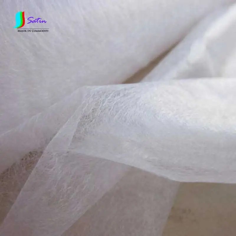 Белая легкая ткань для шитья с помощью утюга соединение лоскутного подкладка