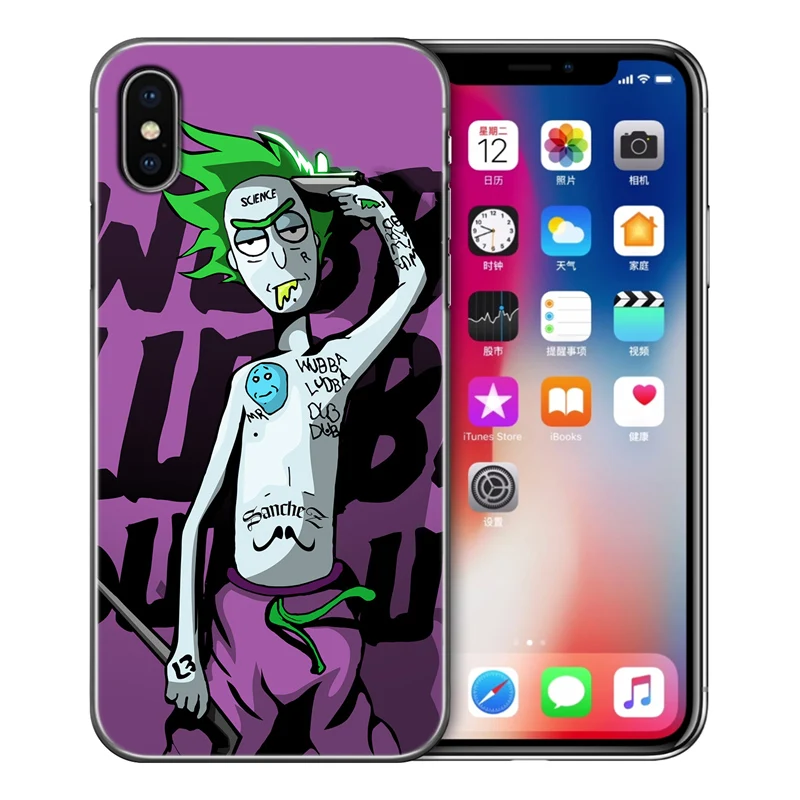 Роскошный чехол для телефона Rick And Morty iPhone 5 5S SE 6 6S Plus 7 8 XS Max X XR Мягкий силиконовый
