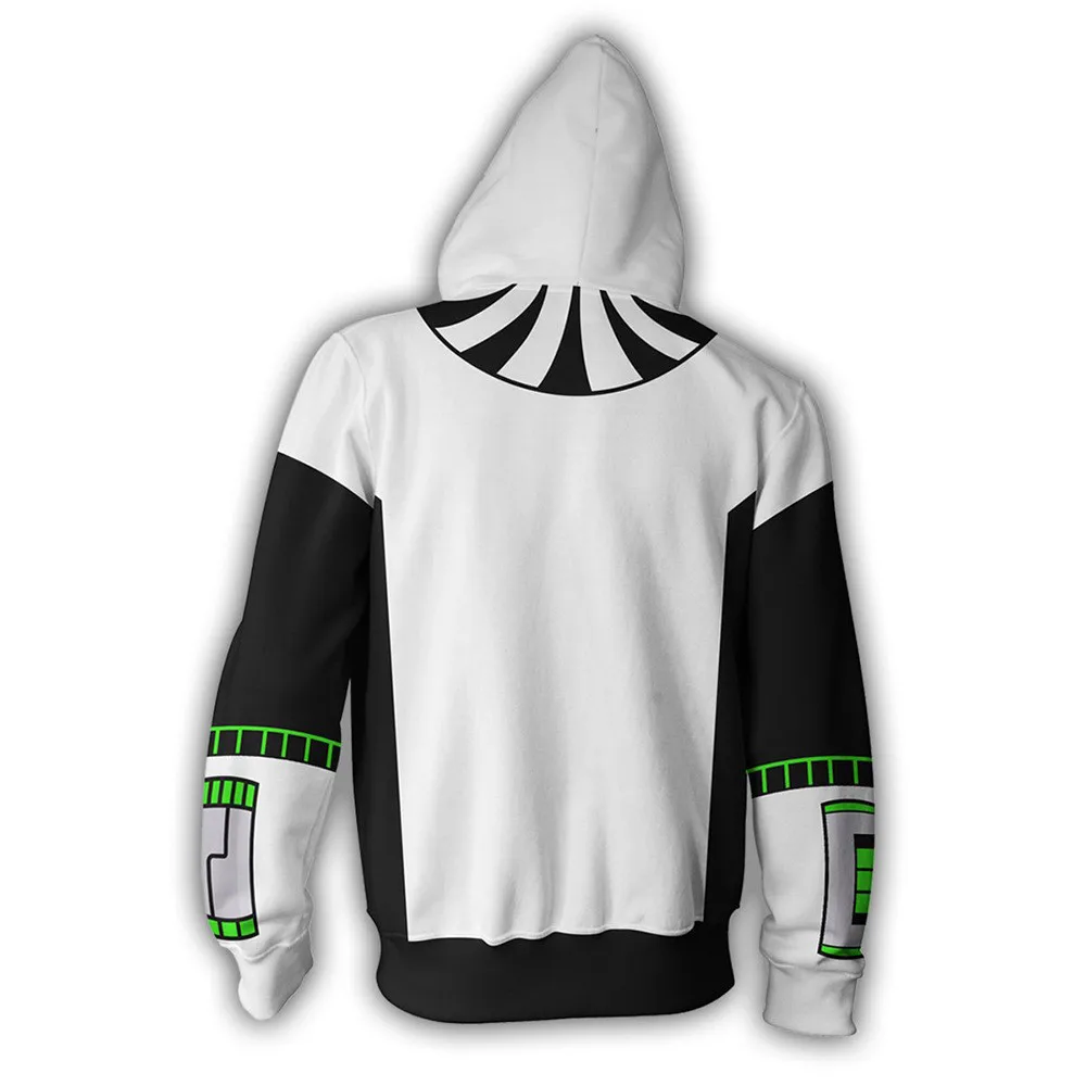 Аниме Danny Phantom толстовки Косплей костюмы осень мужчины и женщины аниме 3D печать