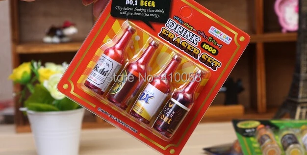 Набор ластиков для школьных принадлежностей со скидкой 4 штуки ластика колы в