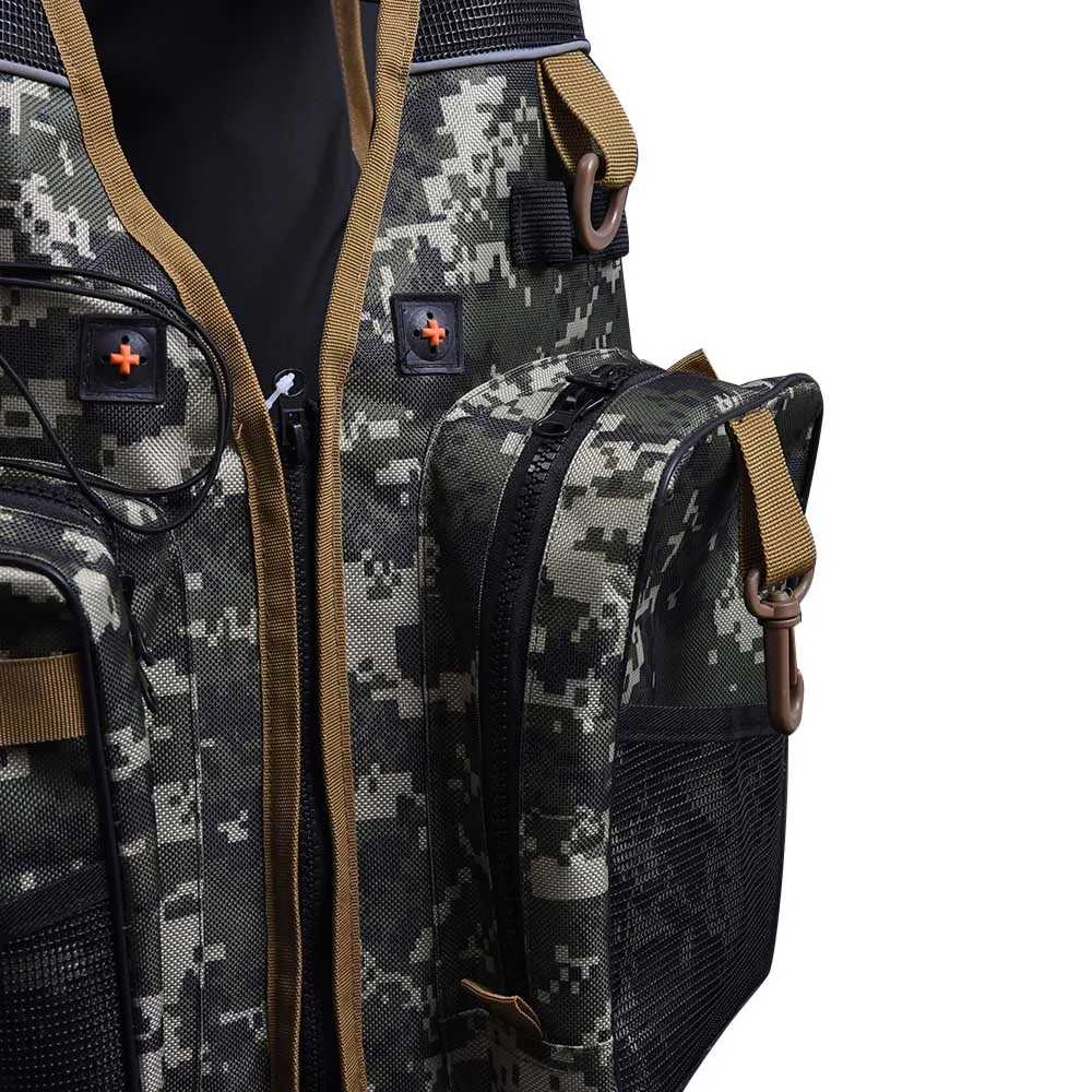 Рюкзак жилет Lixada Fly Fishing Быстросохнущий сетчатый рыболовный с Mutil Pocket