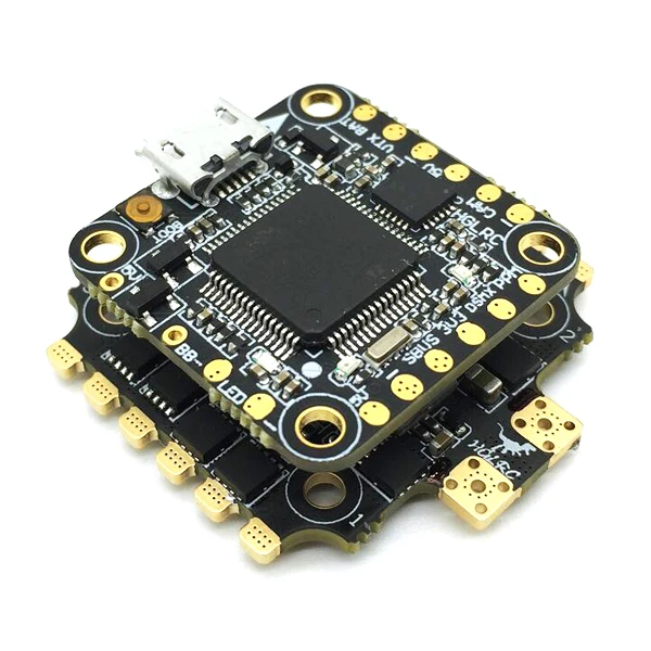 Контроллер полета HGLRC XJB F440 Omnibus F4 OSD BEC и 40A blheli _ 32 3-4S ESC DSHOT1200 для гоночного дрона RC Fpv