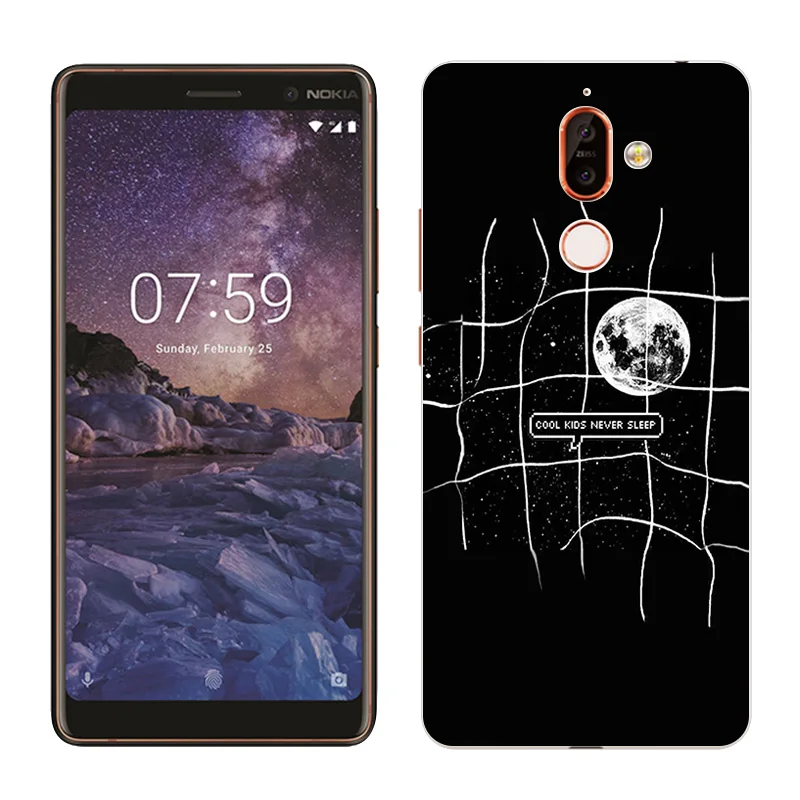 Для Nokia 7 Plus чехол для телефона прозрачный мягкий TPU Nokia7 силиконовый