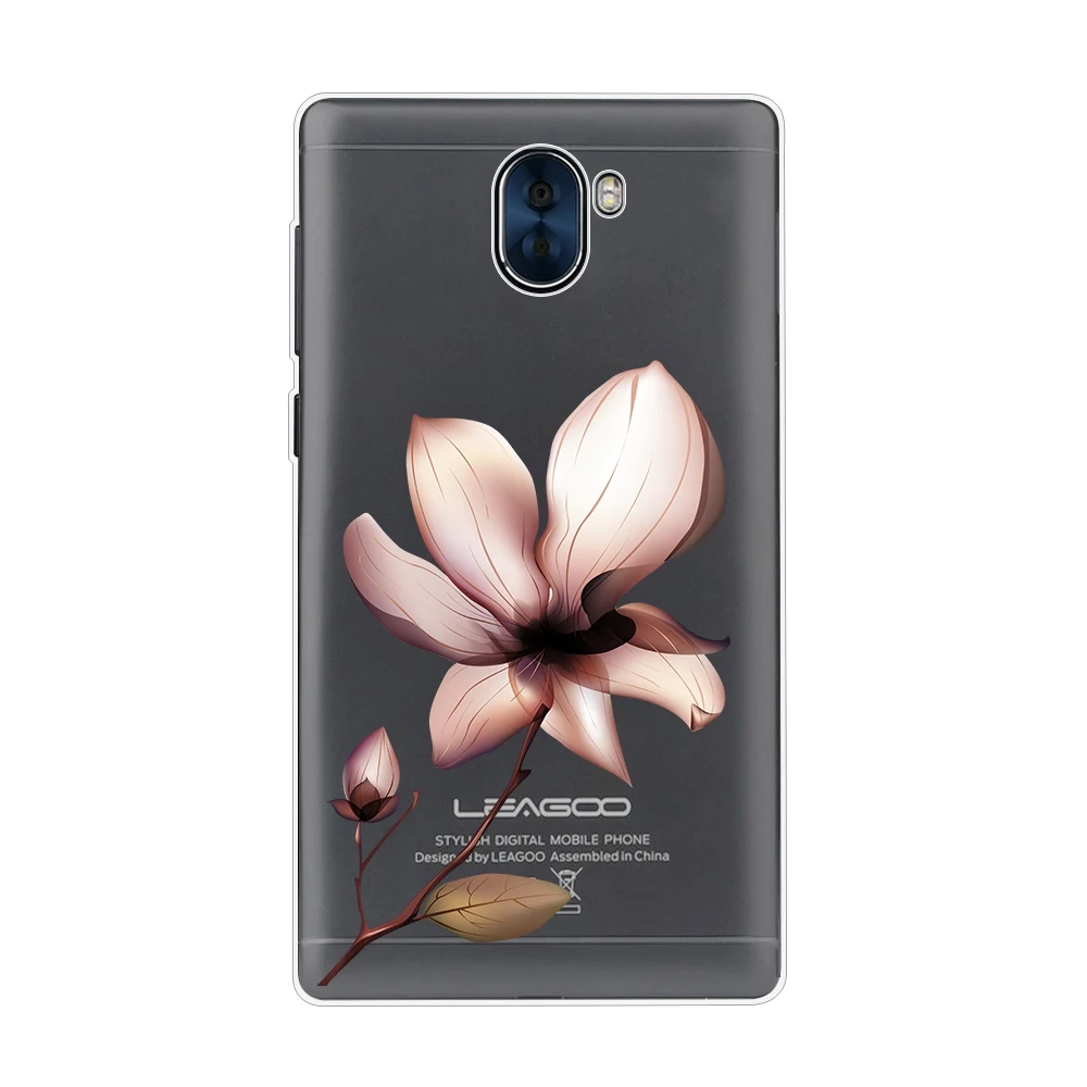 UTOPER Flower Cases For Leagoo Kiicaa Mix Silicon Soft Flamingo Case Six flower phone Coque Funda |