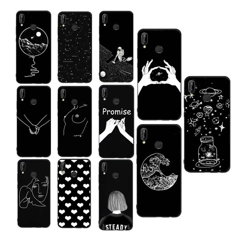 Для Funda Huawei P20 Lite чехол для телефона силиконовый huawei P10 P8 P9 2017 Nova 2i 4 Honor 8 9 10 |