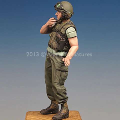 1/35 US танкер войны во Вьетнаме #1 с 2 различными головками набор из смолы солдат GK