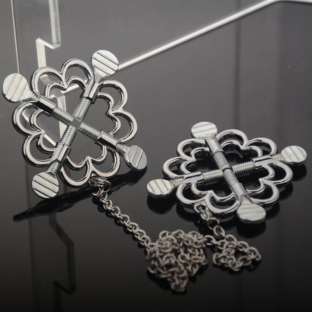 1 пара металлический ниппель зажимы для груди Секс-игрушки женские соски флирт