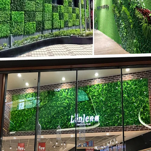 

Artificial Grass Lawn Turf Simulation Plants Landscaping Flower Wall Green Plastic Lawn Door Shop Image Backdrop Grass Flores
