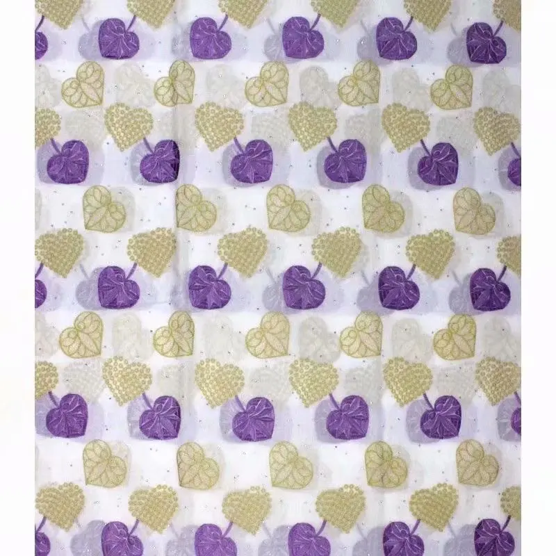 Африканская швейцарская вуаль кружева высокого качества в Швейцарии