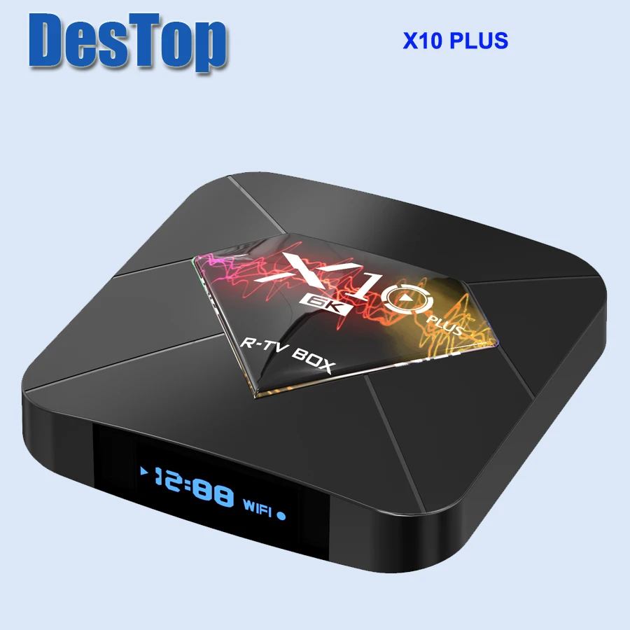Приставка Смарт ТВ X10 Plus Android 2019 Wi Fi 9 0 ГГц 4 + 32/64 ГБ|ТВ-приставки и медиаплееры| |