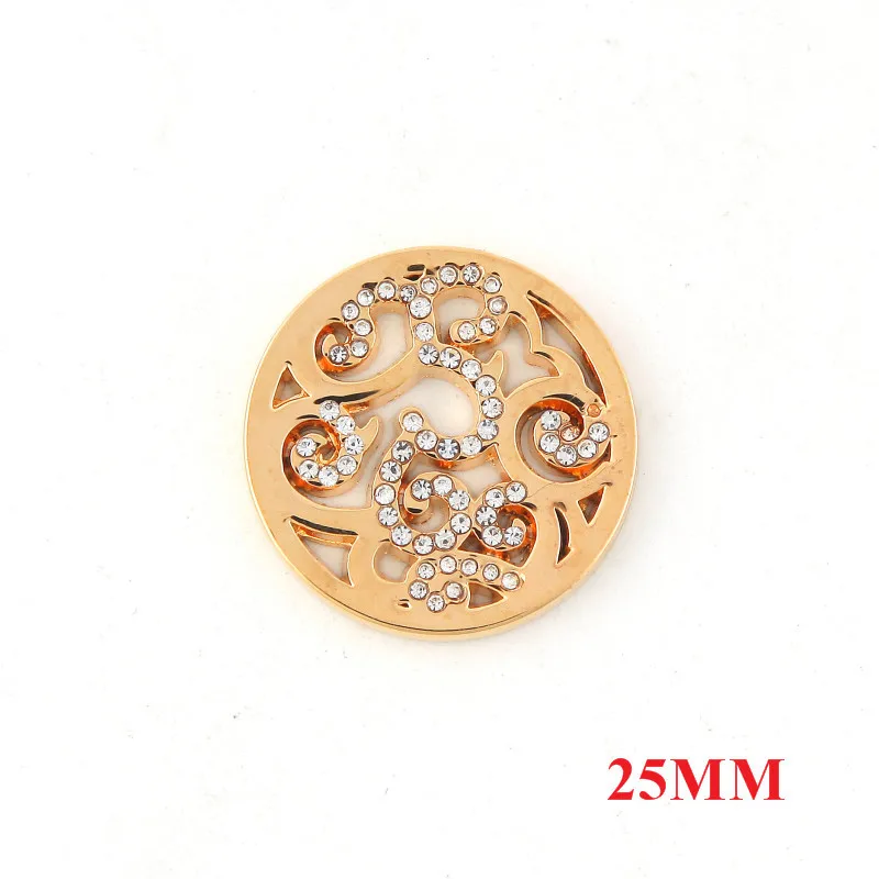 Красивый 25 мм маленький барочный Монетный диск для 27 мой держатель монет кулон 1