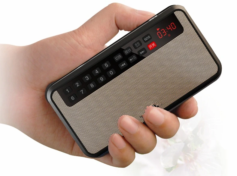T60 mp3 плеер мини портативные аудио колонки FM радио светодиодный экран поддержка TF