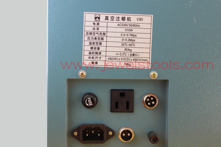 Цифровой вакуумный восковой инжектор автоматическое Фотооборудование для