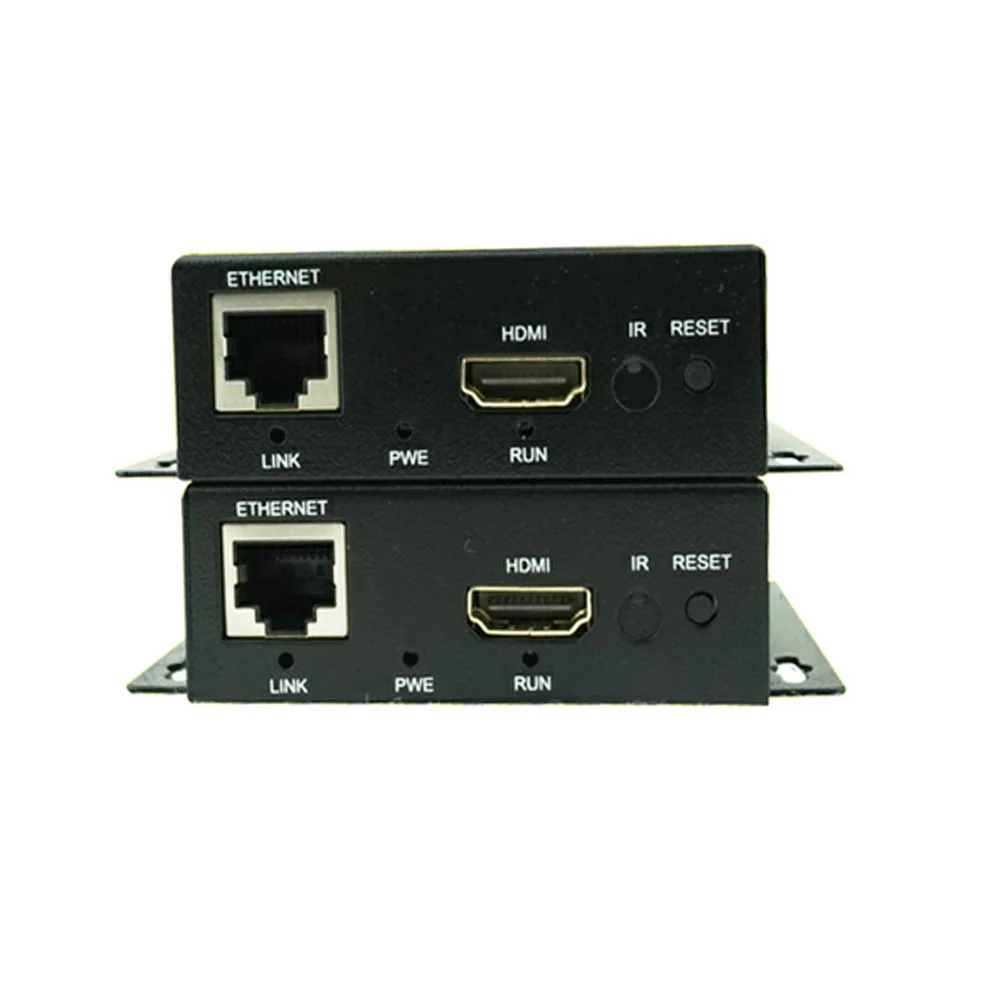 Premium HDMI Extenders/Converters, 1080P HDMI over Cat5e/Cat 6 UTP Cable RJ45 LAN Ethernet 120M (395ft.) Transmitter Receiver