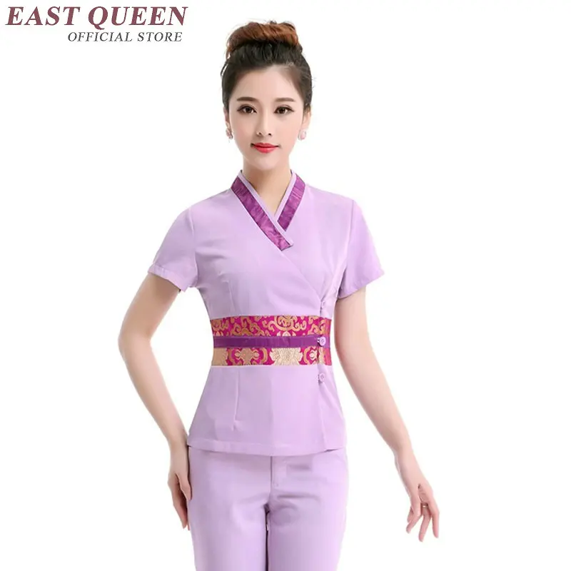 Spa униформа одежда костюм медсестры равномерное спа ccessories форма для салона красоты KK1744 H