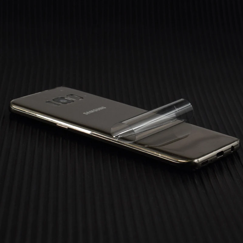 HD Прозрачная декоративная Задняя панель для Samsung Galaxy S8 Plus мобильного телефона
