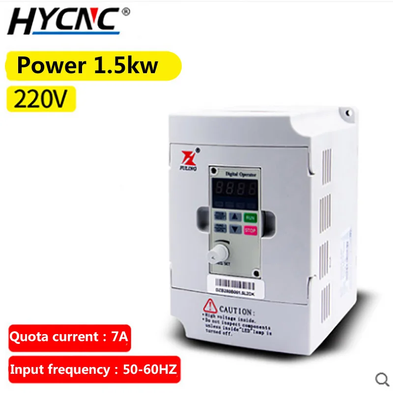 1,5/2,2/3,7/5,5/7.5KW инвентор Fuling inventer гравировальный станок общего высокоскоростной шпиндель инвертор двигателя - Цвет: 1.5kw 220v