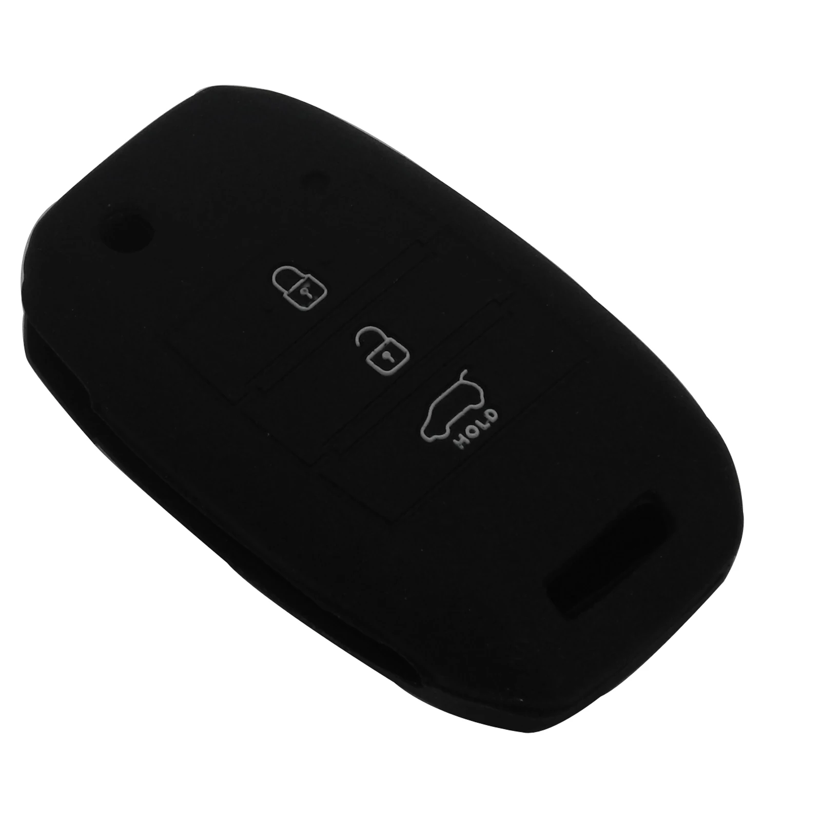 Новый чехол для автомобильного ключа с 3 кнопками Силиконовый складной Kia Sorento Carens