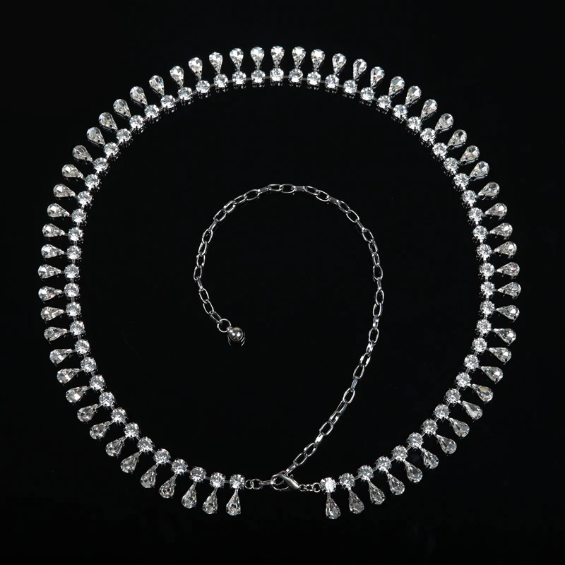 

Belly Dance Accessories Rhinestone Body Jewelry Waist Chain