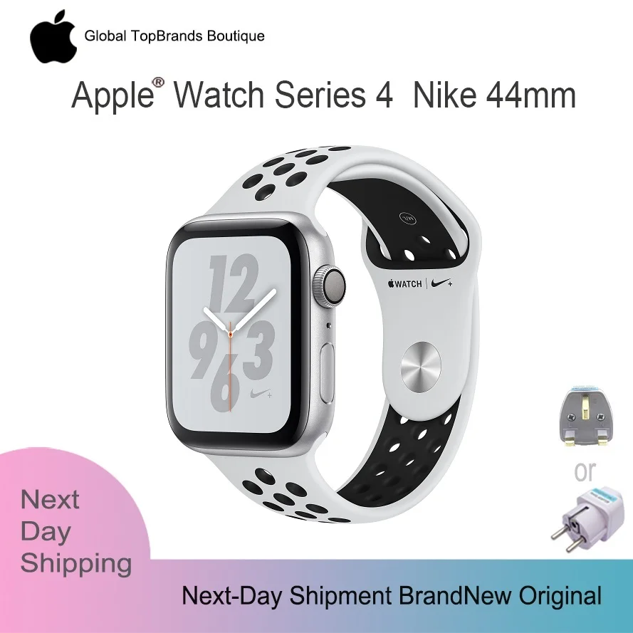 Смарт часы Apple Watch Nike + Series 4 44 мм с датчиком сердечного ритма|Смарт-часы| |