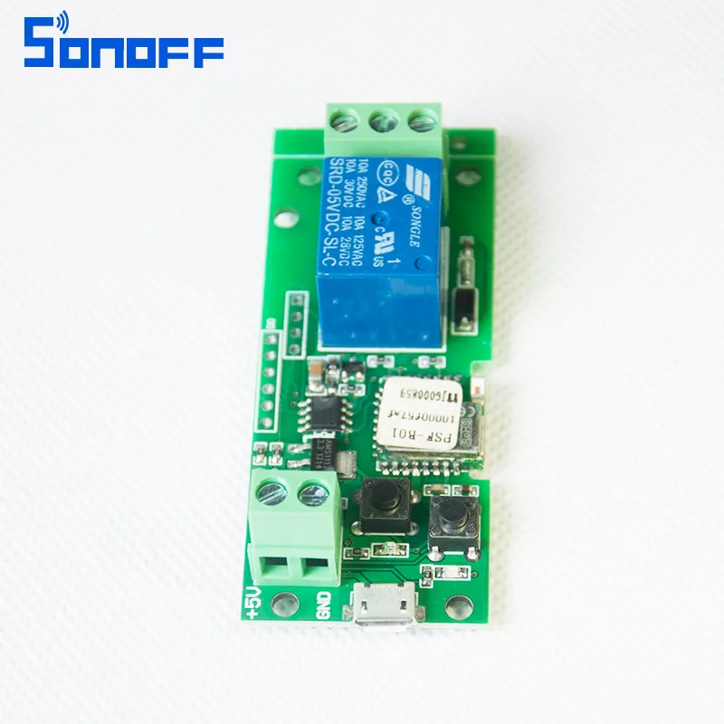 2 шт. dc 5 В sonoff wifi переключатель модуль самоблокирующийся беспроводной релейный