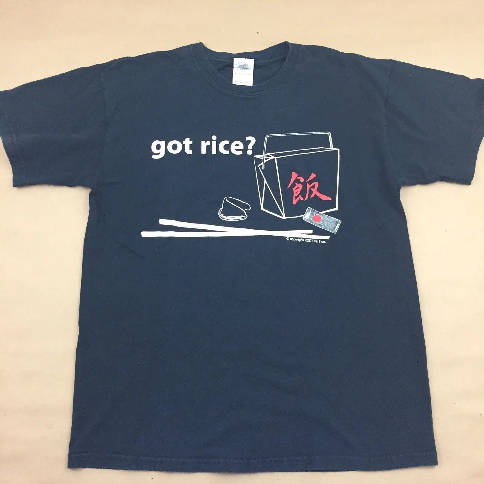Получили риса? Азиатские блюда Fortune Cookie Тай Li Co. 2007 черный м средняя T-Shirt | Мужская