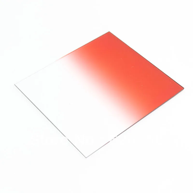 Градуированный красный квадратный фильтр для Cokin P series square|filter core|square lens filtersfilter