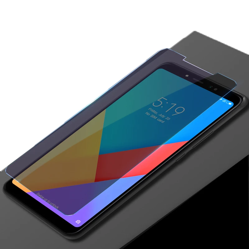 JGKK 2.5D Анти-шпион закаленное Стекло для Xiaomi Mi макс 3 Max3 черное Защитное стекло