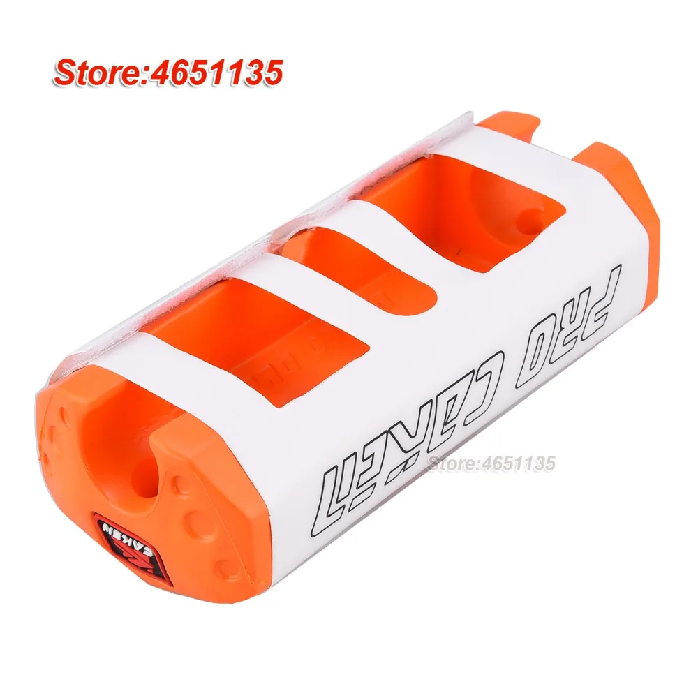 Pro Caken 28 мм 1 1/8 &quotРуль Fat Bar Pad Pit Dirt Bike Мотокросс CRF rmz YZF оранжевый|Руль велосипеда| |