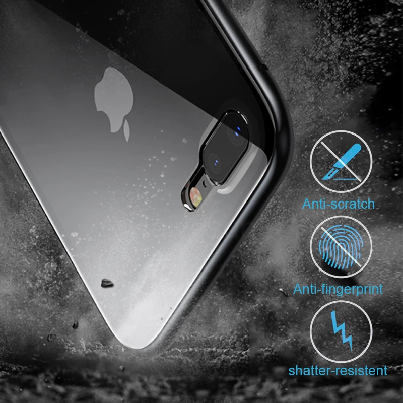 360 роскошный противоударный адсорбционный Магнитный чехол для IPhone 7 6 6s 8 Plus флип s X