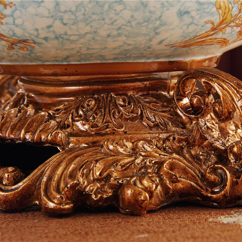 high-grade resin fruit garden living room decoration Home Furnishing large dish housewarming gift | Дом и сад