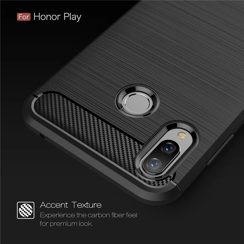 Чехол для huawei Honor Play роскошный противоударный Мягкий ТПУ силиконовый чехол