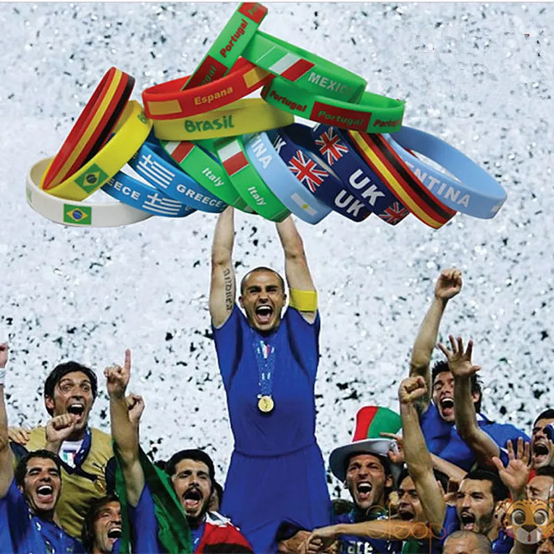 1000 шт исландский флаг спортивный браслет мужской голограммный Силикон Браслет