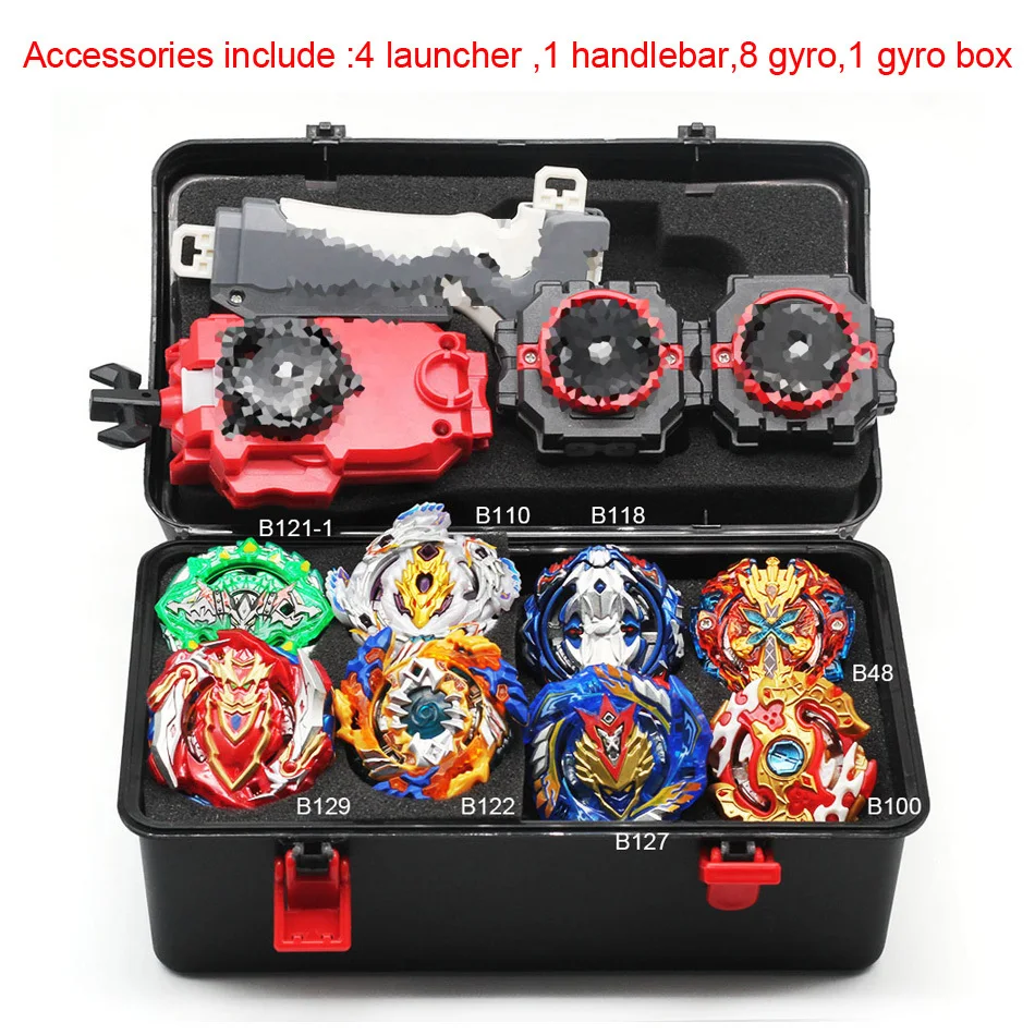 Волчок Beyblade Burst B-129 B127 с пусковым устройством Bayblade Bey Blade металл пластик Fusion 4d Подарочные игрушки для детей