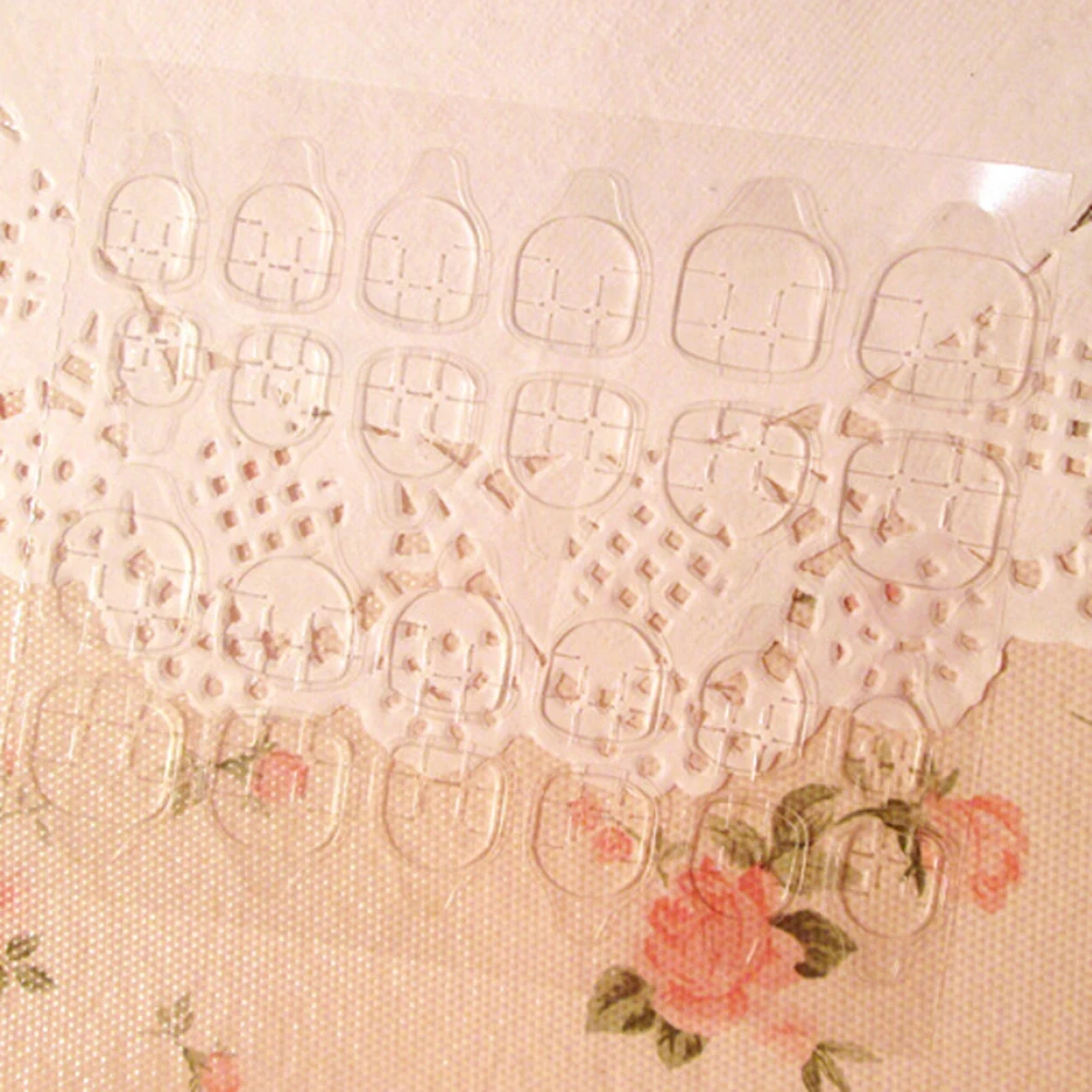 Накладные ногти прочные ультратонкие двухсторонние клейкие прозрачные наклейки