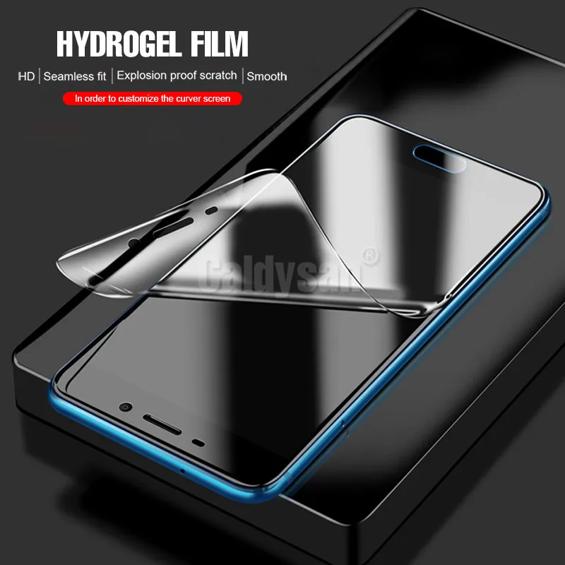 Мягкая полностью Защитная Гидрогелевая пленка для samsung Galaxy A3 A5 A7 Note 8 S6 S7 Edge S8 S9 Plus Защитная пленка для экрана