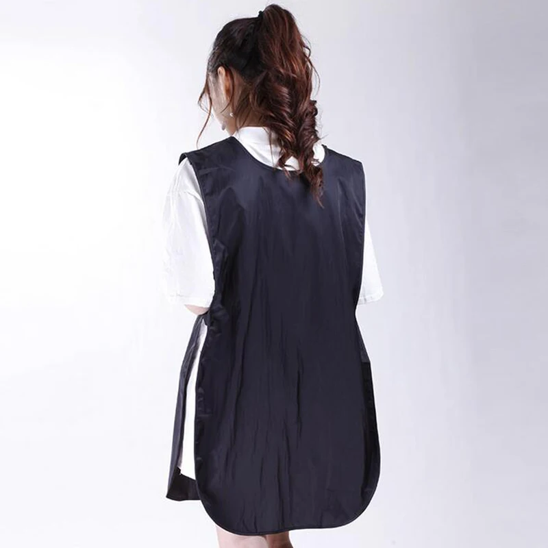 Прочный салонный фартук с 2 карманами для парикмахера накидка покраски волос