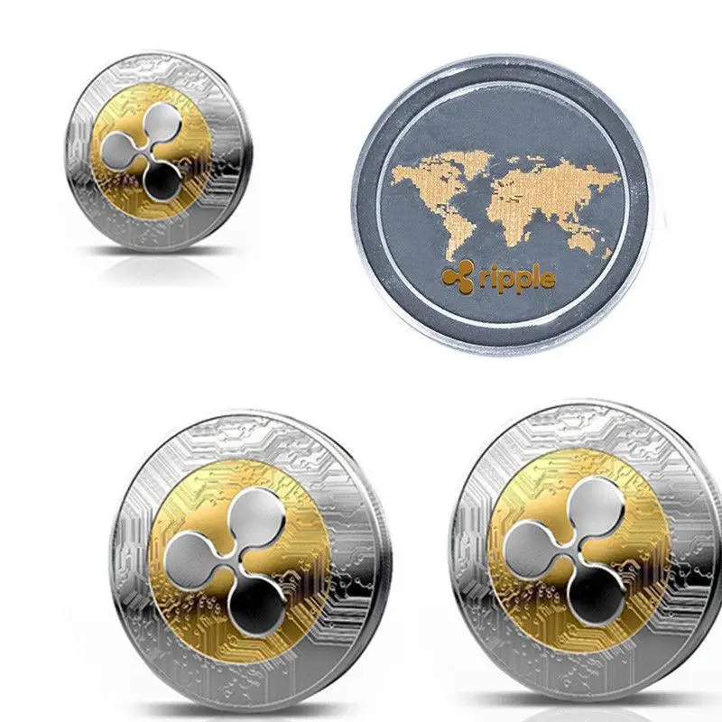 Новинка 1 шт. монета ряби XRP криптовалюминесцентная коллекционеров Подарочная