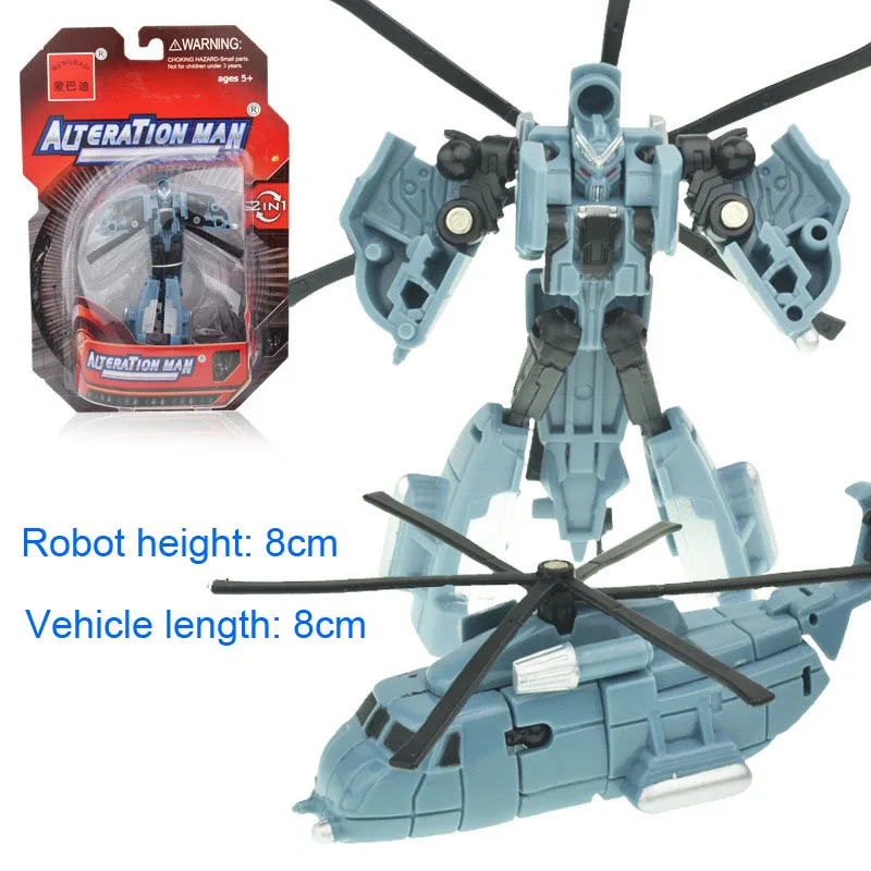 1pcs Kitoz трансформация серии мини робот автомобиль фигурка модель деформации пластиковая игрушка подарок для мальчика детей - Цвет: 1pcs