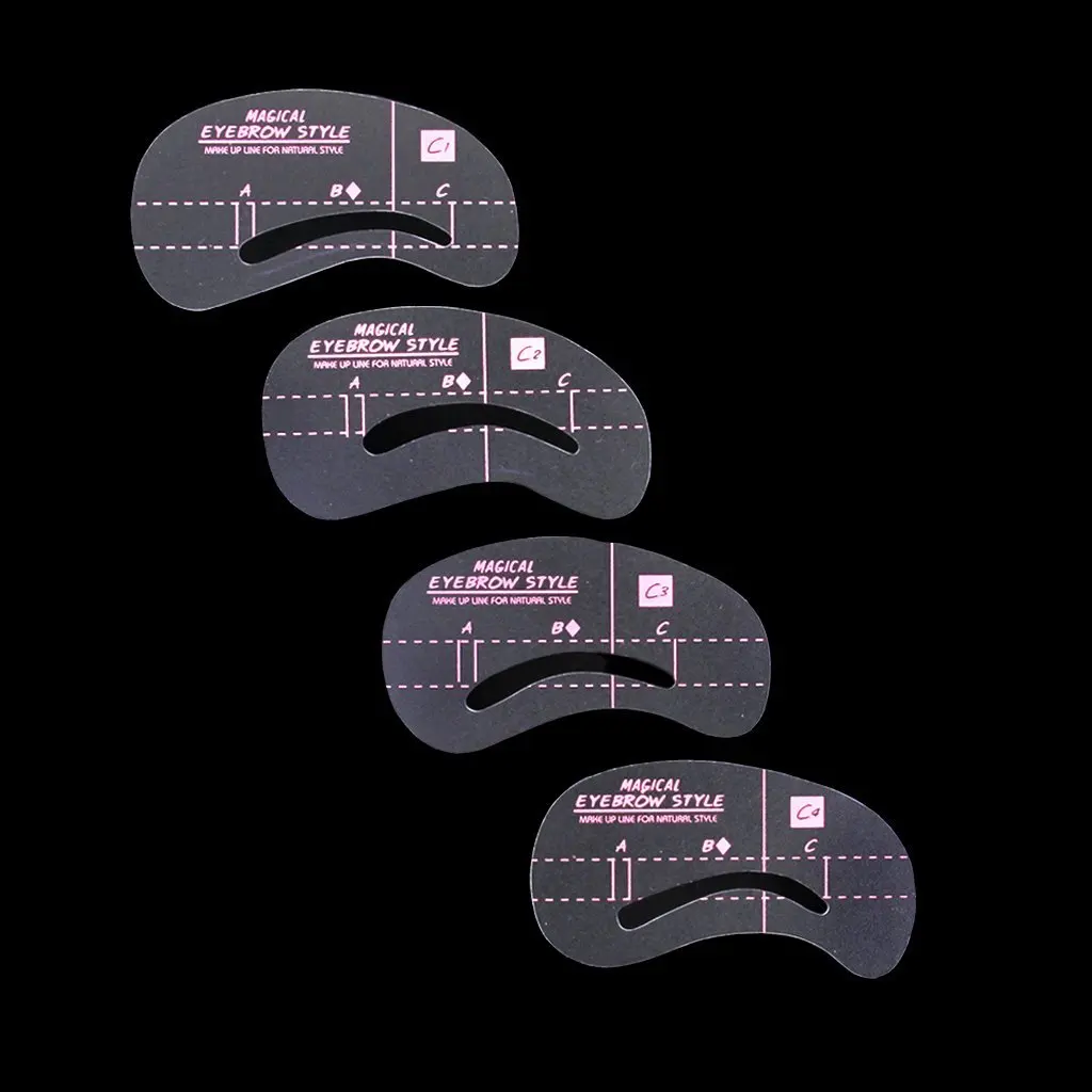 Бровей Трафарет макияж дизайн 4 стиль|eyebrow stencil|stencil eyebrowmake-up |