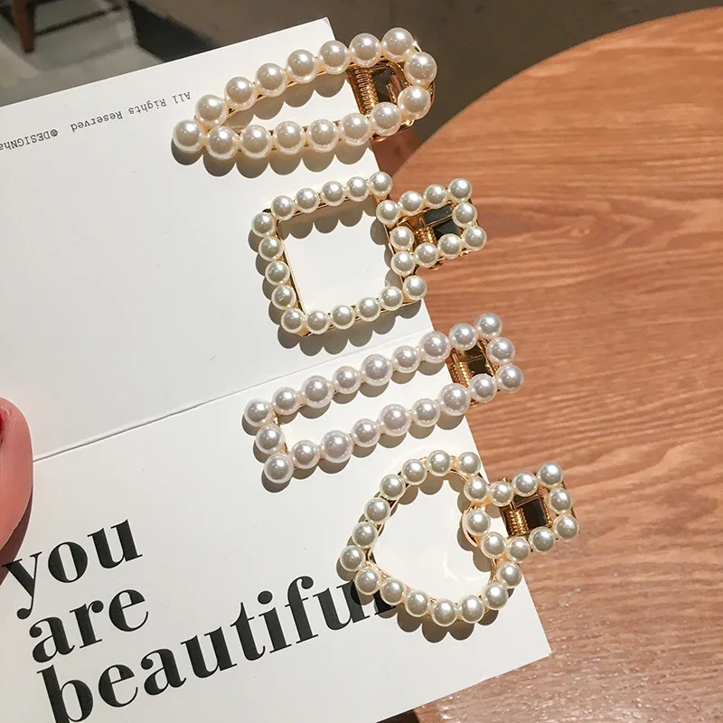 Новая мода искусственная кожа боковой зажим женский головной убор Украшение