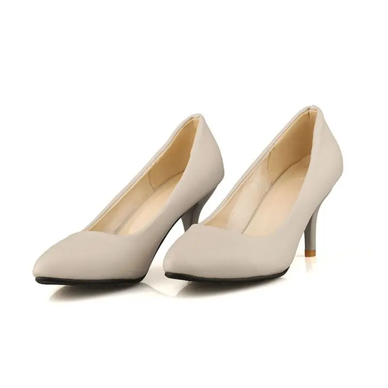 Туфли лодочки женские с острым носком на платформе и высоком каблуке размеры 31 46