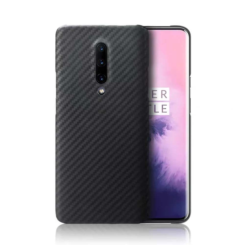 Black Чехол из углеродного волокна для Oneplus 7 Pro One Plus 6 6T 5T Ультратонкий Мягкий ТПУ силиконовый чехол s для One plus 7 7Pro 1+ 7 защитный чехол - Цвет: Black