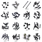 Wltoys 12428 RC автомобильные запасные части винты с плоской головкой Винты с полузубчатой головкой M2 M2.3 M2.5 M3 M4 для RC автомобиля