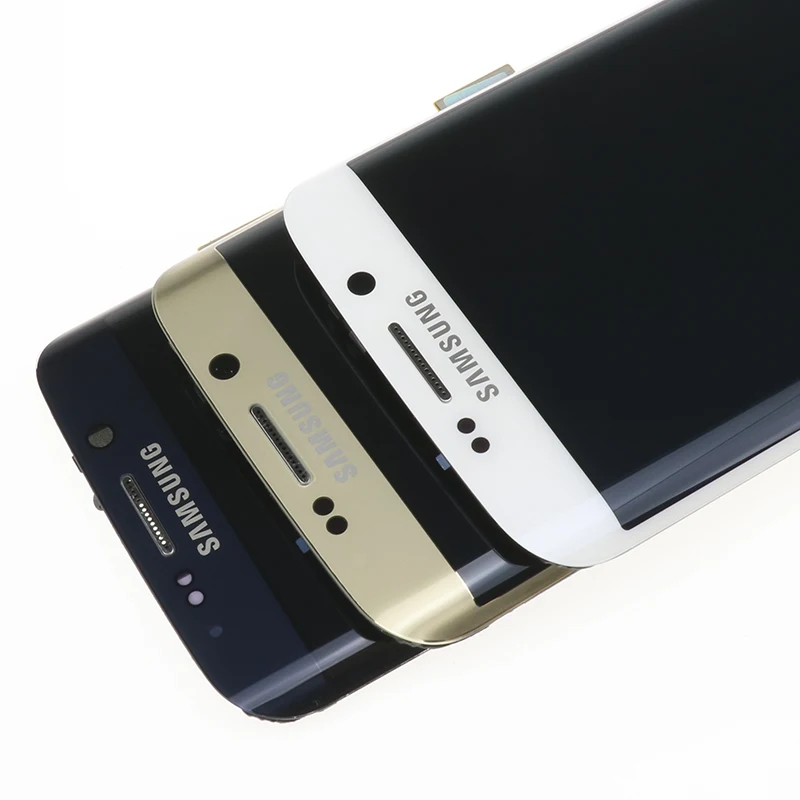 Оригинальный 5 1 дюймовый дисплей Super AMOLED для SAMSUNG Galaxy s6 edge LCD + рамка G925 G925F G925I