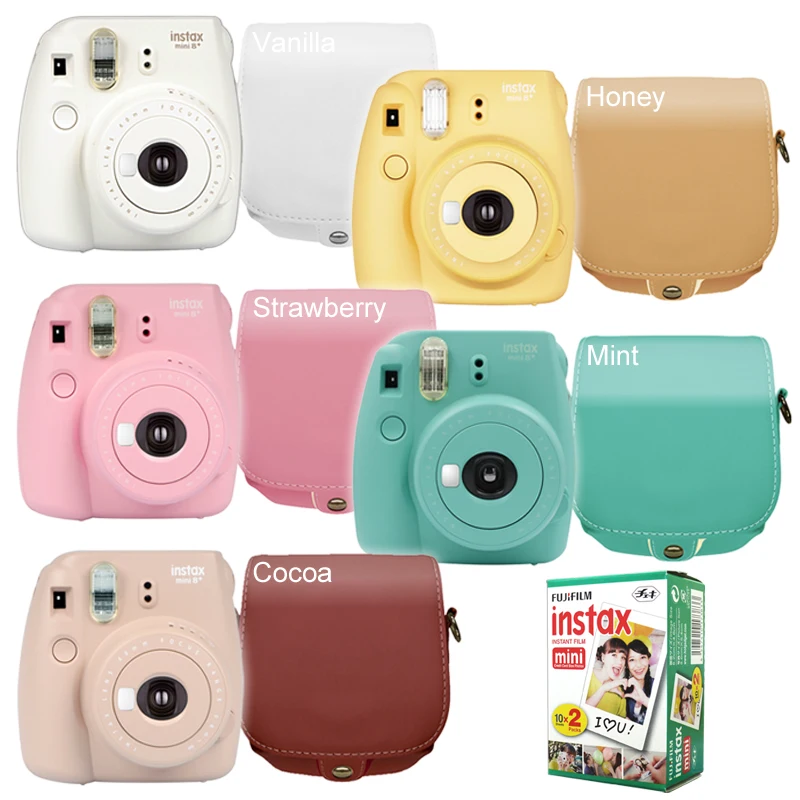 Fujifilm Instax Mini 8 Plus камера 5 видов цветов + Fuji Instant 20 пленка белый край фото простое