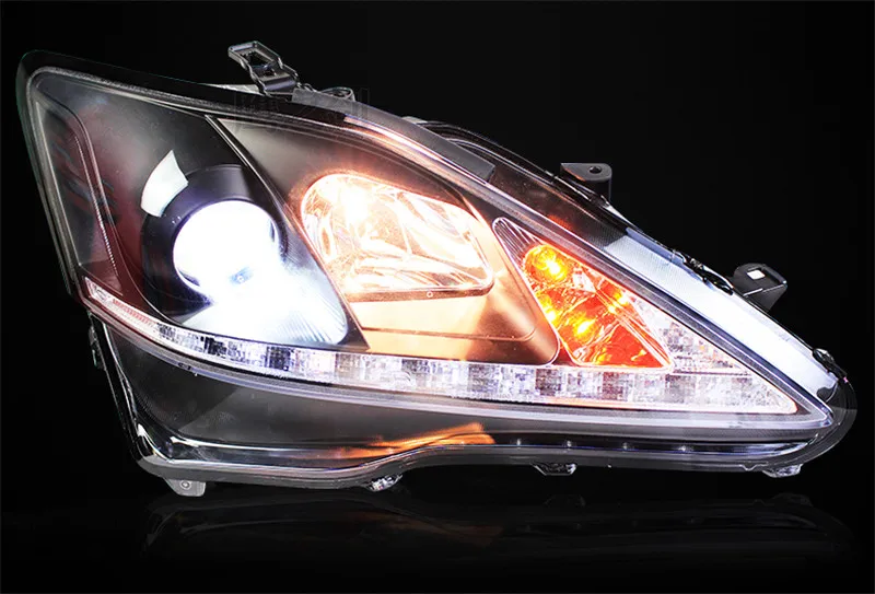 

VLAND manufacturer for Car head lamp for IS250 LED Headlight 2006-2008 for IS300 Head light with H7 Xenon lamp and Day light