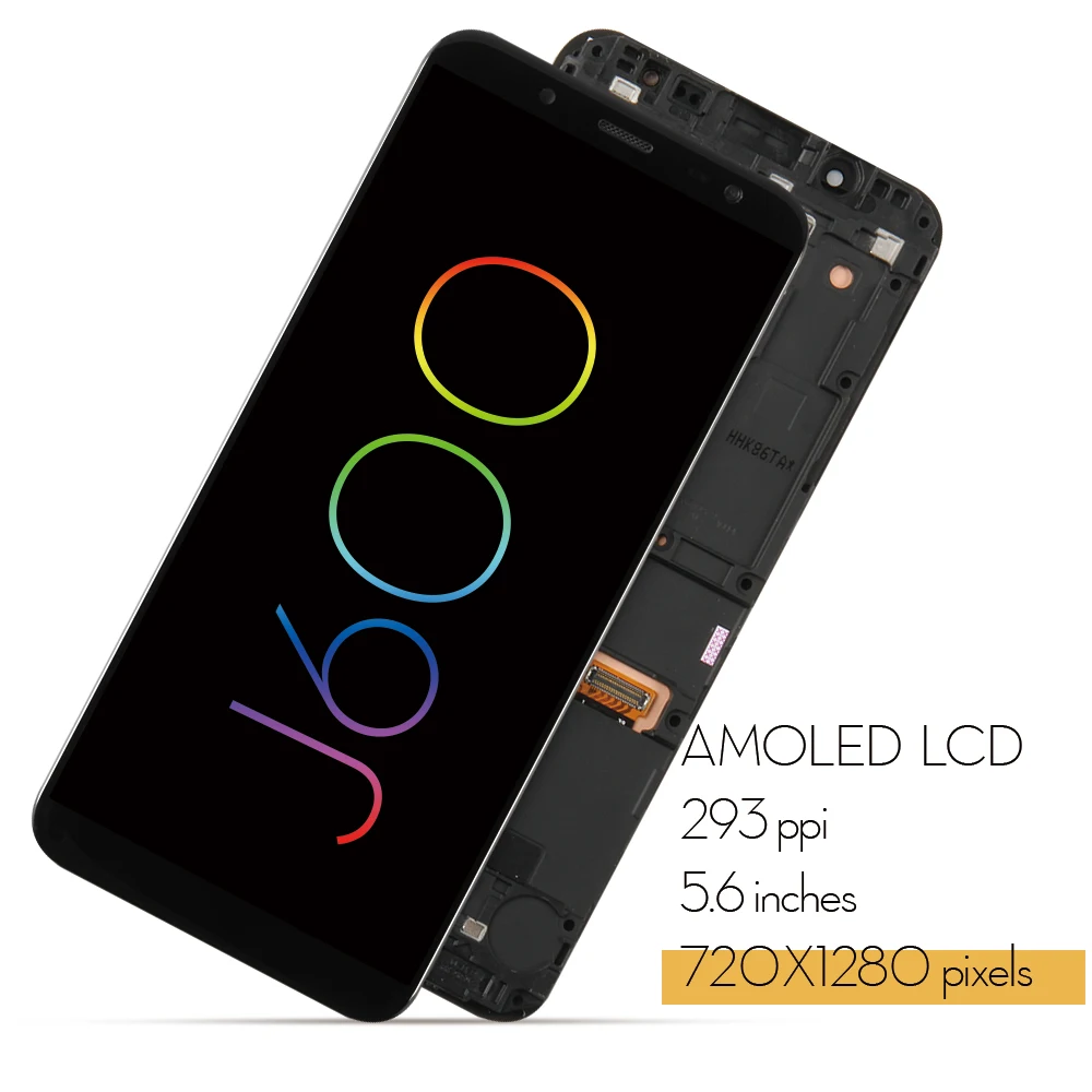 Srjtek для Samsung Galaxy J6 2018 сенсорный дисплей J600 экран дигитайзер панель в сборе с